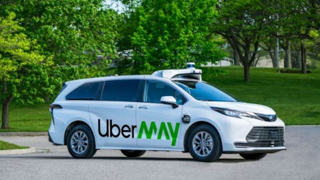 A May Mobility vehicle.