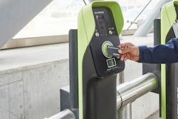 Metrolinx PRESTO fare card and machine. Metrolinx PRESTO fare card and machine.