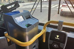 A WMATA Metrobus farebox. A WMATA Metrobus farebox.