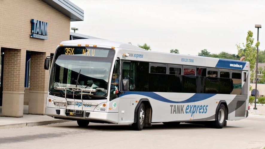 A Transit Authority of Northern Kentucky Express bus.