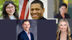 Felice Lavergne (top left), Bill Scott (top middle), Stacey Mortensen (top right), Jeff Hiott (bottom left), Kelly Mackey (bottom right).