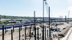 Amtrak begins construction at King Street Yard in Seattle.