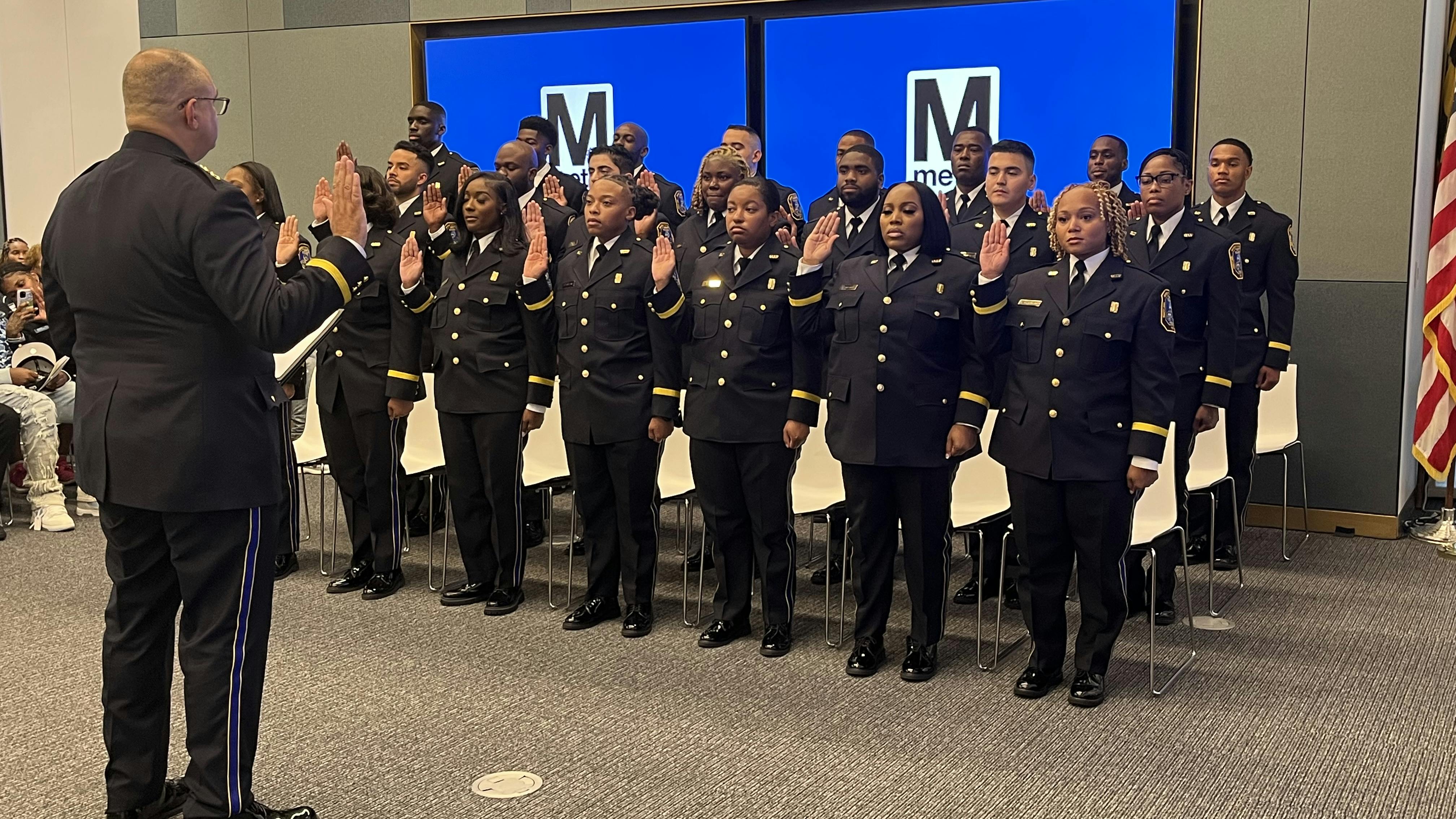 On May 9, 22 recruit officers graduated from the inaugural MTPD Criminal Justice Academy.
