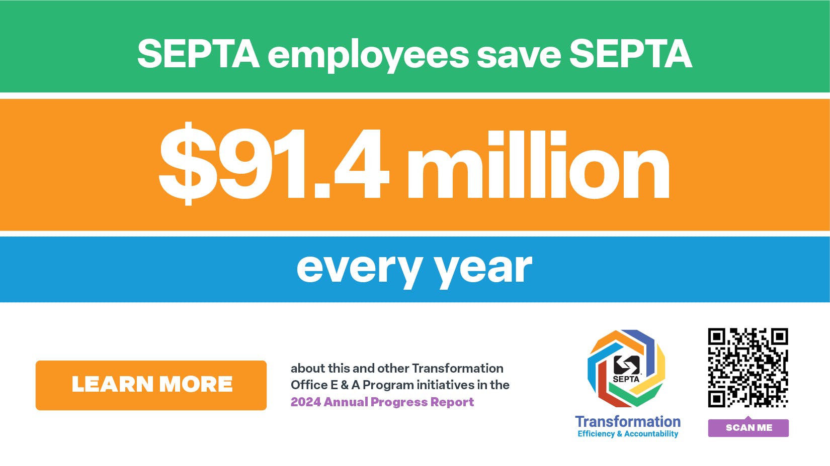 SEPTA's E&A Program graphic.
