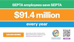 SEPTA's E&A Program graphic. SEPTA's E&A Program graphic.