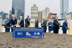 New York Gov. Kathy Hochul, New Jersey Gov. Phil Murphy and the PANYNJ broke ground on the Dyer Avenue deck-overs, marking the first stage in construction of the new Midtown Bus Terminal. New York Gov. Kathy Hochul, New Jersey Gov. Phil Murphy and the PANYNJ broke ground on the Dyer Avenue deck-overs, marking the first stage in construction of the new Midtown Bus Terminal.