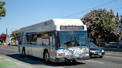 Santa Clara VTA bus. Santa Clara VTA bus.