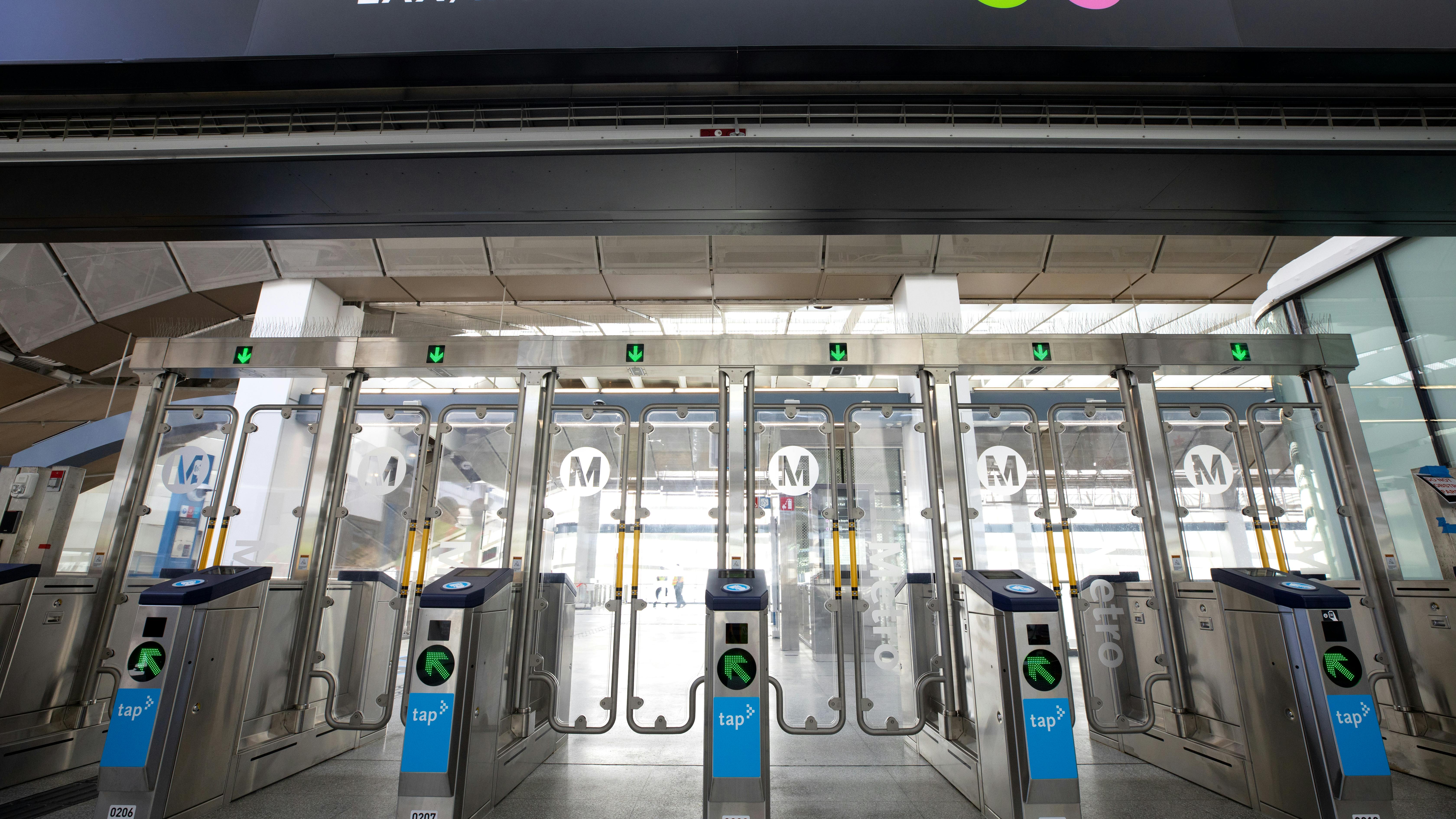 LAX/Metro Transit Center station.