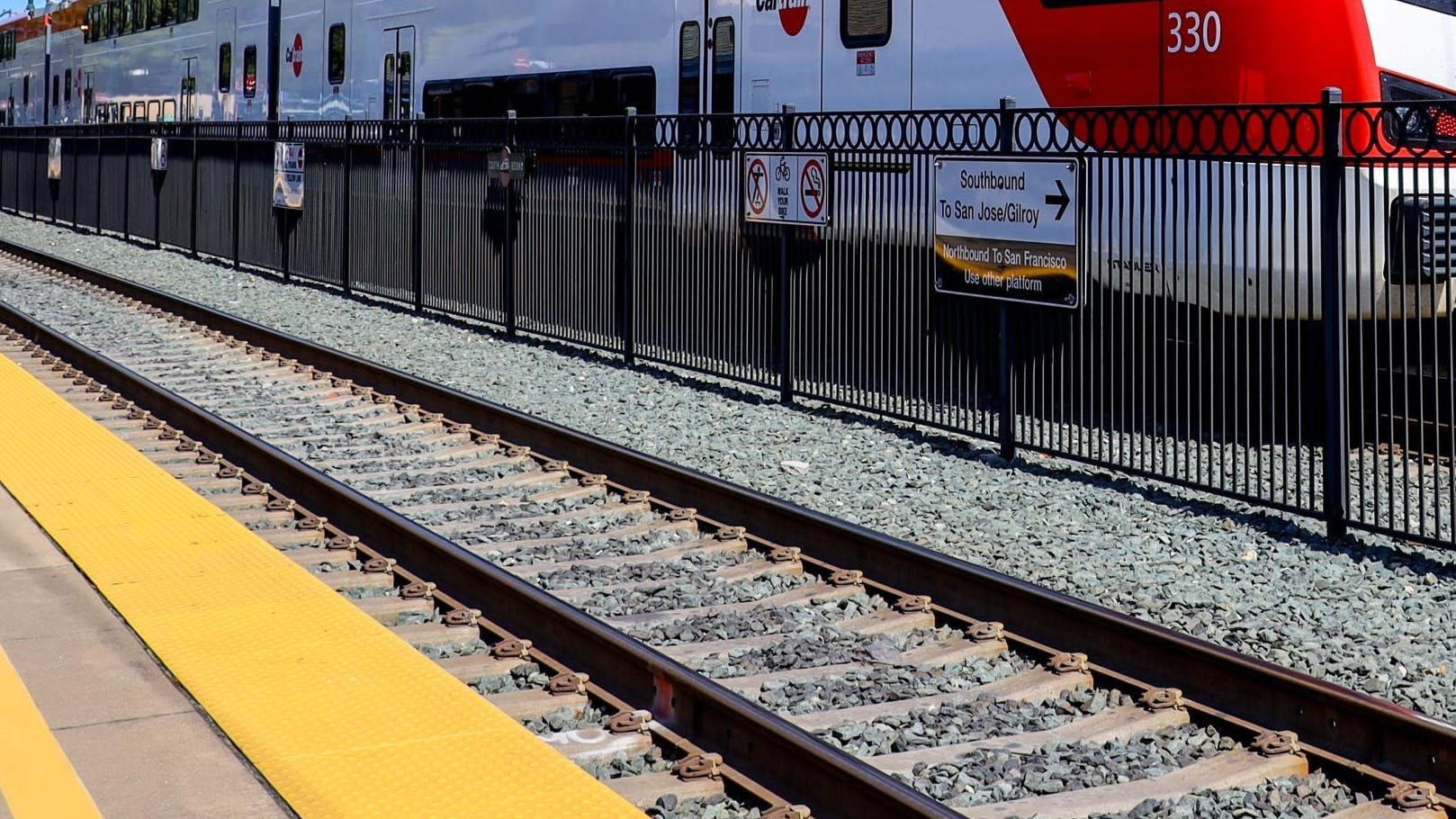 Caltrain electric train.