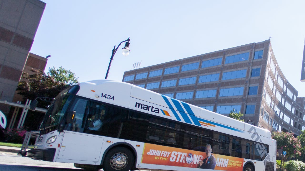 A MARTA bus.