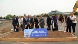 PANYNJ begins construction on new entry point to Newark Liberty International Airport Train Station. PANYNJ begins construction on new entry point to Newark Liberty International Airport Train Station.