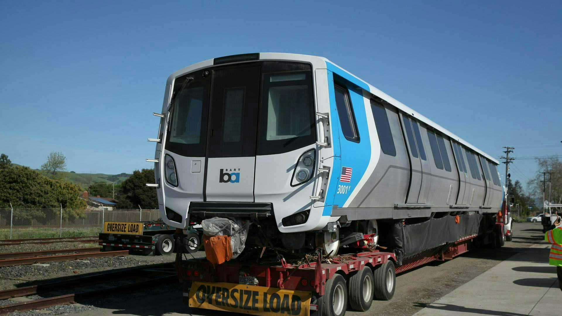BART Fleet of the Future train.