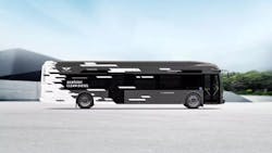 A Xcelsior® 60-foot clean-diesel transit bus. A Xcelsior® 60-foot clean-diesel transit bus.