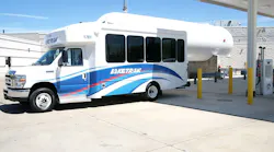 Laketran propane bus.