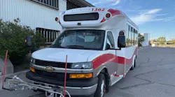 Calgary Transit shuttle bus.