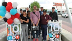 ART has reached 19 million rides. ART has reached 19 million rides.