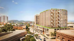 A rendering of the new TOD project at New Haven Union Station.