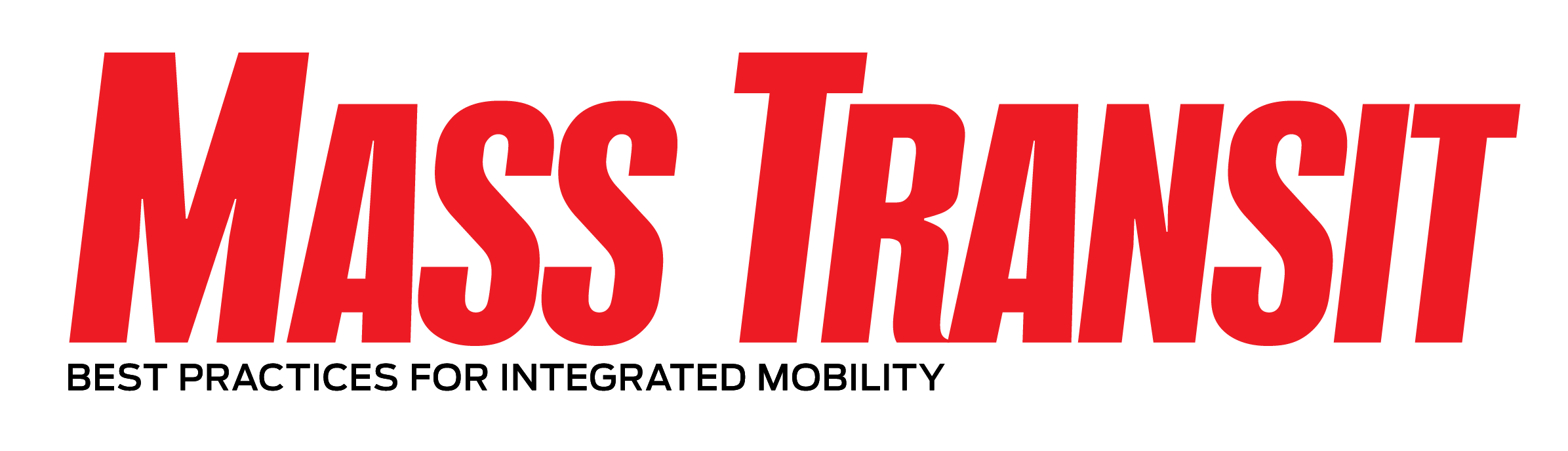 Mass Transit logo in red