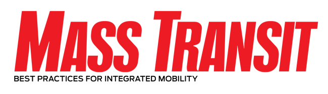 Mass Transit logo in red