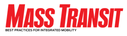 Mass Transit logo in red Mass Transit logo in red
