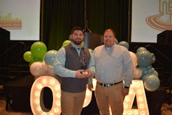 Matthew A. Maier with Laketran CEO Ben Capelle. Matthew A. Maier with Laketran CEO Ben Capelle.