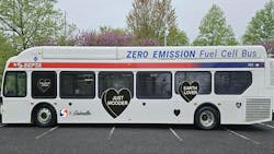 A SEPTA hydrogen-powered bus. A SEPTA hydrogen-powered bus.