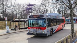 A Metrobus at Addison Road. A Metrobus at Addison Road.