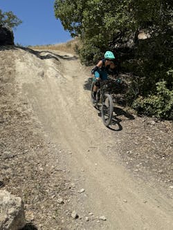 Ruby Horta riding. Ruby Horta riding.