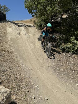 Ruby Horta riding. Ruby Horta riding.