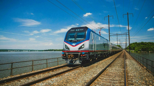 Amtrak train.