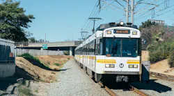 An L.A. Metro A Line train.
