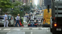 Madison Avenue looking north from 41st St. on July 6, 2022, shows traffic and congestion in the Central Business District.