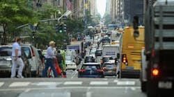 Madison Avenue looking north from 41st St. on July 6, 2022, shows traffic and congestion in the Central Business District. Madison Avenue looking north from 41st St. on July 6, 2022, shows traffic and congestion in the Central Business District.