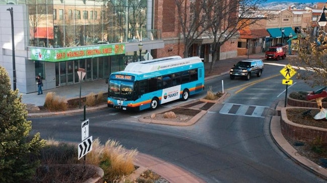 A Gillig Lowfloor bus.