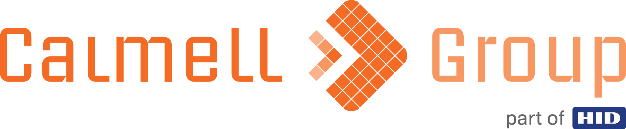 Calmell Group logo with HID logo