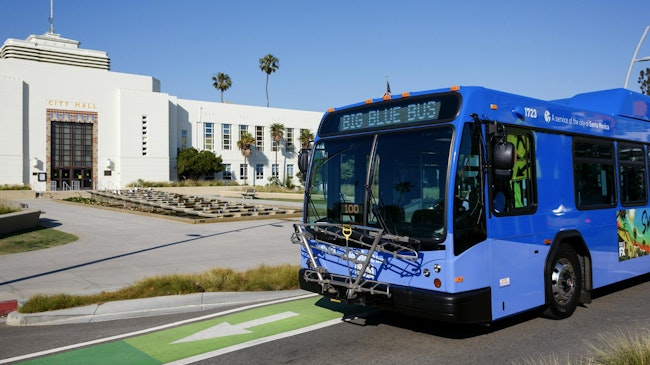 The new enforcement begins with a 60-day warning period for Santa Monica’s Big Blue Bus.