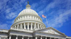 U.S. Capitol Building with a blue sky in the background