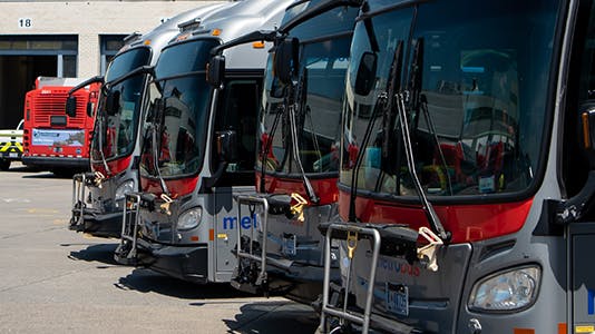 WMATA celebrated the completion of its new, modern bus facility.