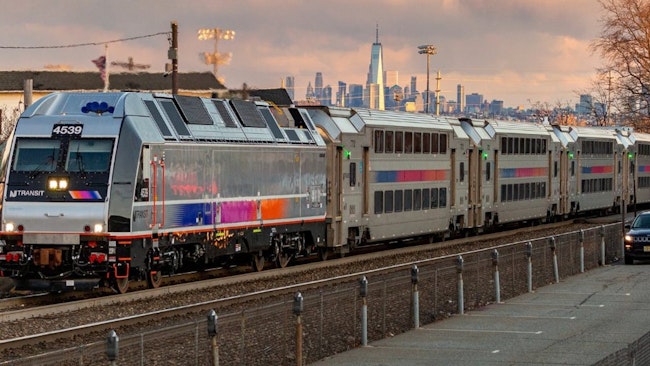 NJ Transit train.