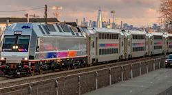NJ Transit train.