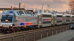 NJ Transit train. NJ Transit train.