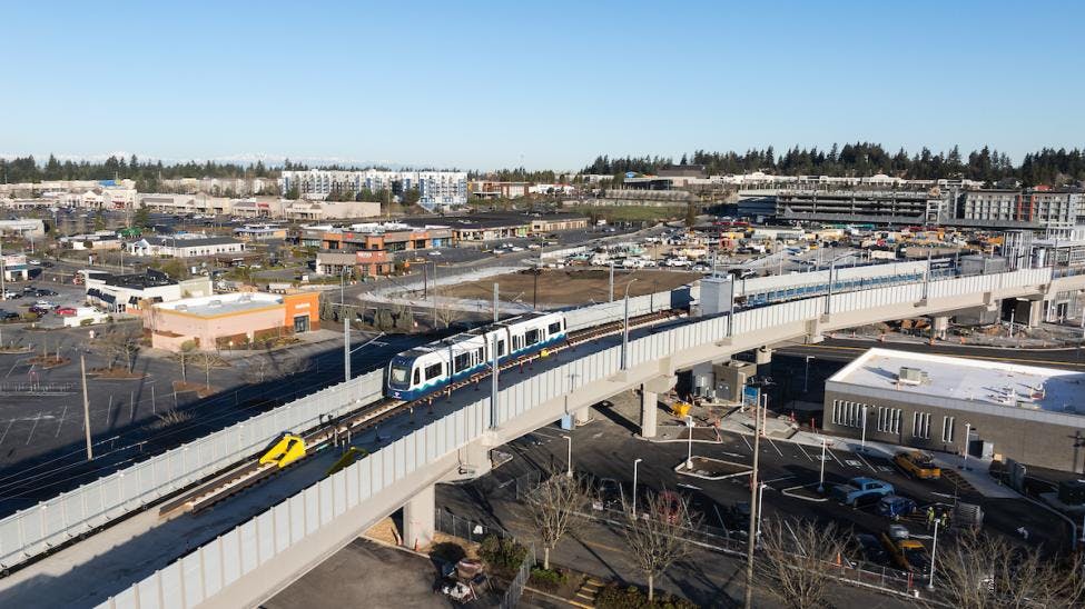 A rendering of the Sound Transit Federal Way Link Extension.