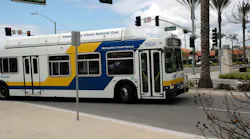 Compressed Natural Gas Powered Bus in Chula Vista California