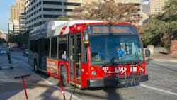 San Antonio VIA public bus San Antonio VIA public bus