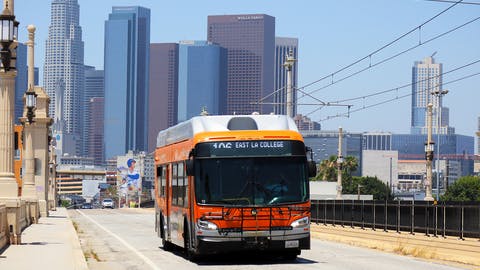L.A. Metro CNG bus.
