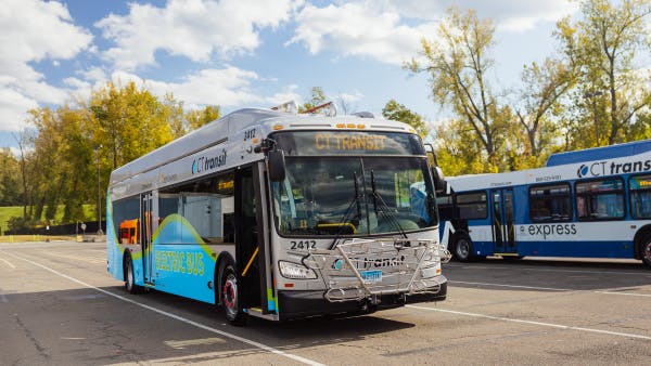 CTtransit battery-electric bus.