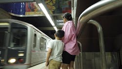 Brighter lights have been installed throughout the station. Brighter lights have been installed throughout the station.