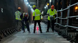 SEPTA completes critical track work on trolley tunnel under Schuylkill River.