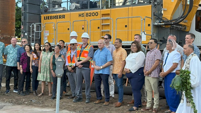 HART held a groundbreaking ceremony at the future site of the Ka‘ākaukukui Station in Kaka‘ako, Hawaii, on Aug. 11 to mark the start of construction on the next phase of the project, the CCGS segment.