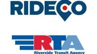 RideCo and RTA logos sit on a white background.
